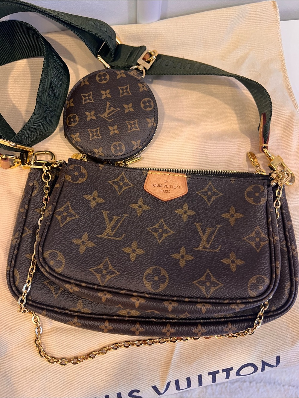 Louis Vuitton Brown Monogram Multi Pochette Crossbody Bag